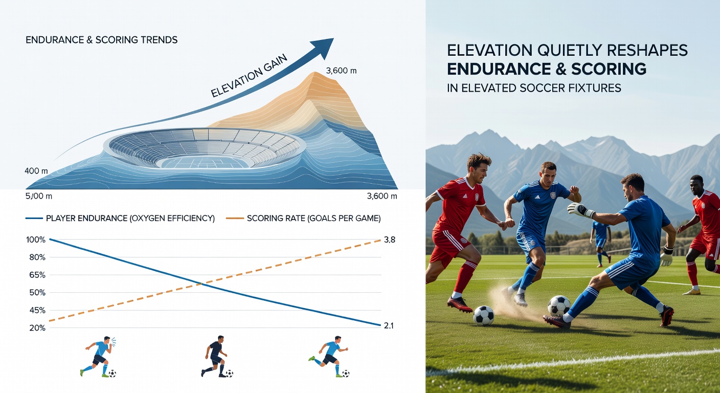 Coaches and analysts reviewing performance data from an elevated soccer venue